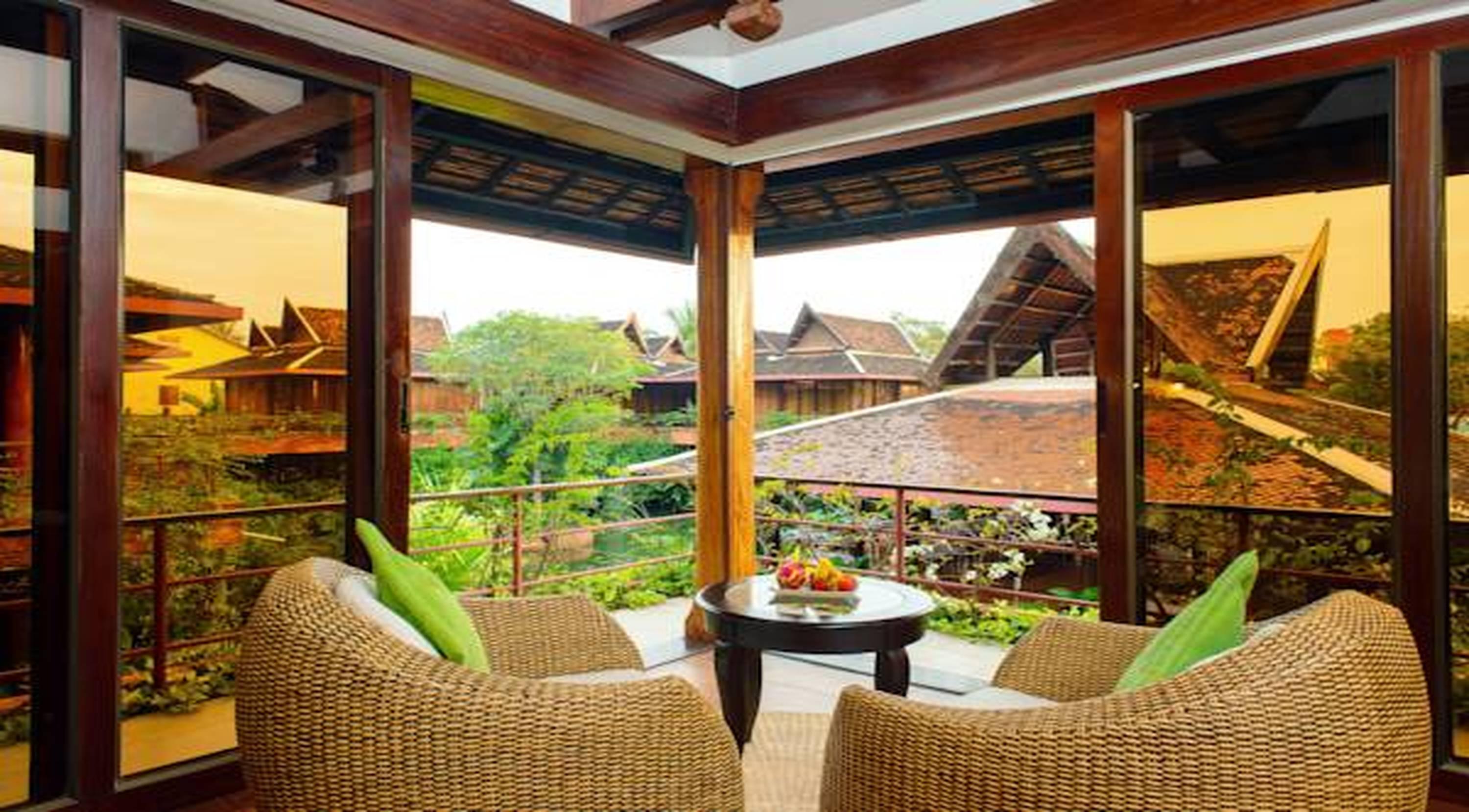 Angkor Village Hotel - Small Luxury Hotels Of The World Siem Reap Exteriér fotografie A view from a suite at the resort